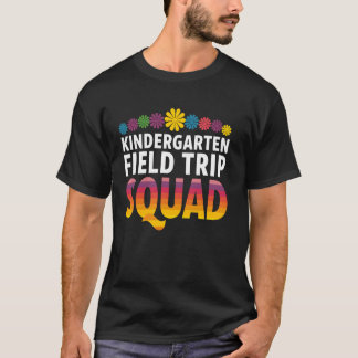 Kindergarten Field Trip Squad Vibrant Art T-Shirt