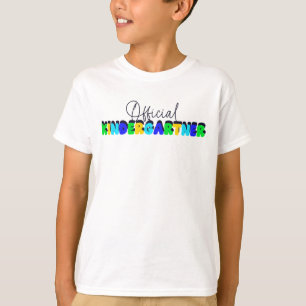 Kindergarten First Day Official Kindergartner Boy T-Shirt