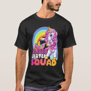 Kindergarten Flossing Unicorn Teacher Team Kinder  T-Shirt