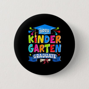 Kindergarten Graduate 2025 Kinder Graduation Kids  2 Inch Round Button