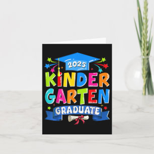 Kindergarten Graduate 2025 Kinder Graduation Kids  Card