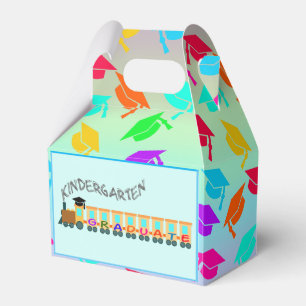 Kindergarten Graduate Hat and Cute Train Favor Box