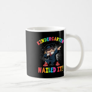 Kindergarten Graduation 2025 Boys Kids Dabbing Gra Coffee Mug