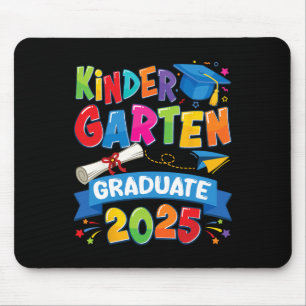 Kindergarten Graduation 2025 Pre-k Graduate Kids B Mouse Pad