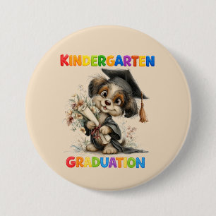 Kindergarten Graduation 3 Inch Round Button