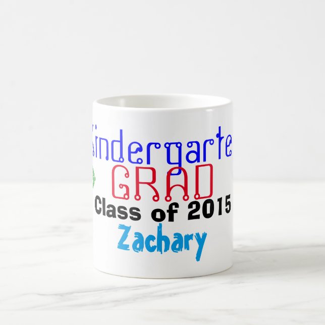 Kindergarten Graduation Class Year Name Coffee Mug (Center)