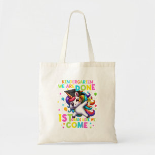 Kindergarten Graduation Cute Unicorn Girls Of 2024 Tote Bag