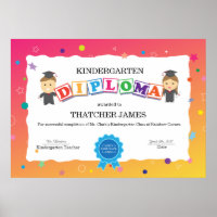 Kindergarten Graduation Diploma