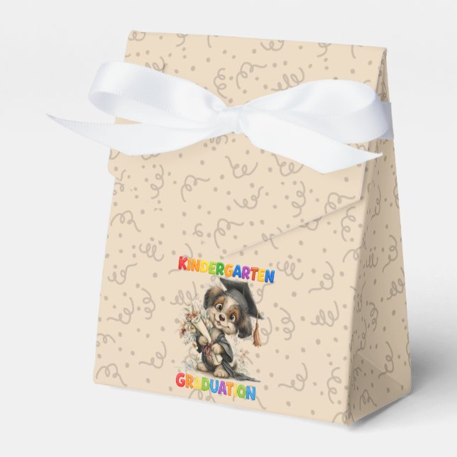 Kindergarten Graduation Favor Box (Front Side)