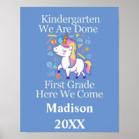 Kindergarten Graduation First Grade Unicorn