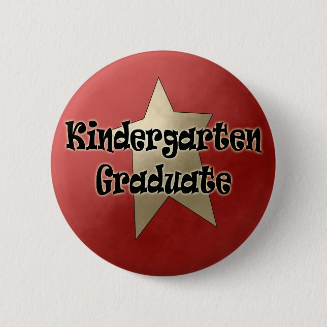 Kindergarten Graduation Gifts 2 Inch Round Button (Front)
