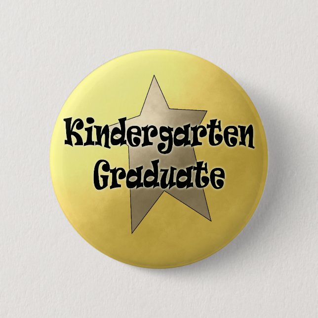 Kindergarten Graduation Gifts 2 Inch Round Button (Front)