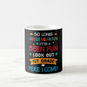 Kindergarten Graduation Hello 1st Grade Kids Gift Coffee Mug