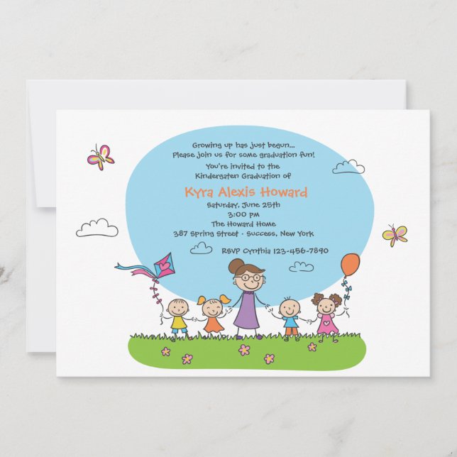 Kindergarten Graduation Invitation (Front)