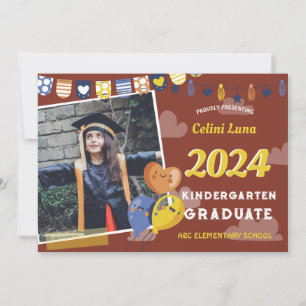 Kindergarten Graduation Invitation with Photo