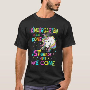 Kindergarten Graduation Magical Unicorn Boys Girls T-Shirt