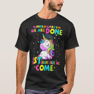 Kindergarten Graduation Magical Unicorn For Girls  T-Shirt