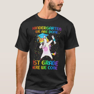 Kindergarten Graduation Magical Unicorn  Teacher S T-Shirt