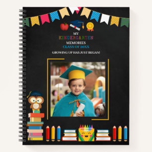 Kindergarten Graduation Photo Notebook