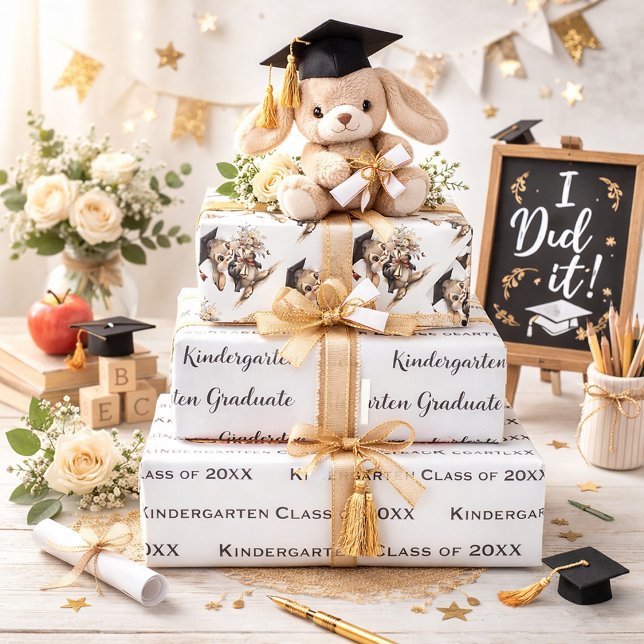 Kindergarten Graduation  Wrapping Paper Sheet (Creator Uploaded)