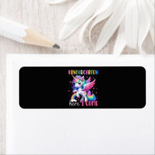 Kindergarten Here I Come Unicorn Back to School