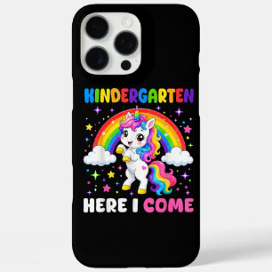 Kindergarten Here I Come Unicorn Back to School iPhone 16 Pro Max Case