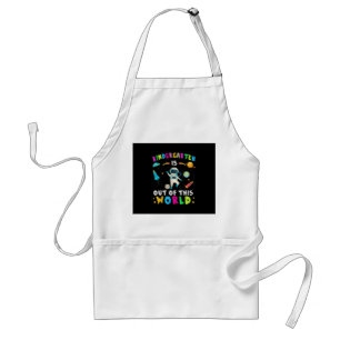 Kindergarten Is Out Of This World Back to School Standard Apron