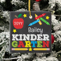 Kindergarten Keepsake Chalkboard Colourful Kids