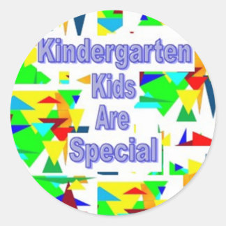 Kindergarten Kids are Special Classic Round Sticker