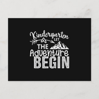 Kindergarten Let The Adventure Begin Postcard