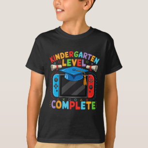 Kindergarten Level Complete Cl Of 2025 Graduation T-Shirt