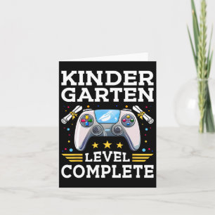 Kindergarten Level Complete Gamer Kids Cl Of 2025 Card