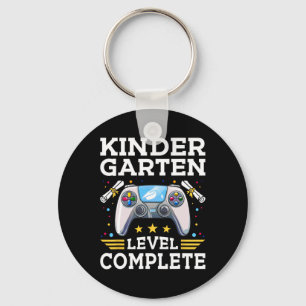 Kindergarten Level Complete Gamer Kids Cl Of 2025 Keychain
