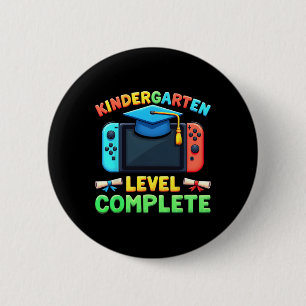Kindergarten Level Complete Graduation Cl 2025 Boy 2 Inch Round Button