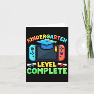 Kindergarten Level Complete Graduation Cl 2025 Boy Card