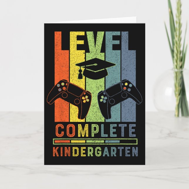 Kindergarten Level Complete Graduation Cl 2025 Gam Card (Front)