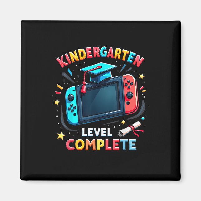 Kindergarten Level Complete Graduation Cl 2025 Gam Magnet (Front)