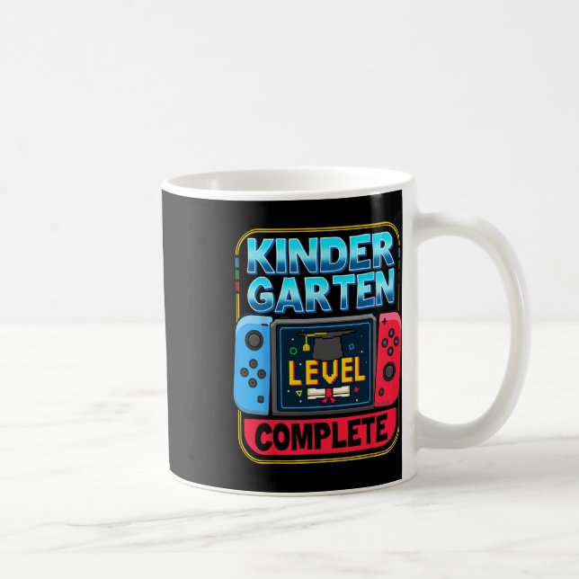 Kindergarten Level Complete Graduation Cl Of 2025  Coffee Mug (Right)