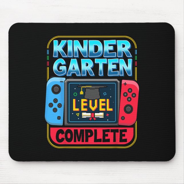 Kindergarten Level Complete Graduation Cl Of 2025  Mouse Pad (Front)