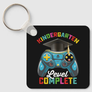 Kindergarten Level Complete Graduation Gaming Keychain