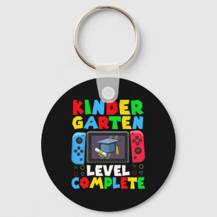 Kindergarten Level Complete Last Day Of School Gra Keychain