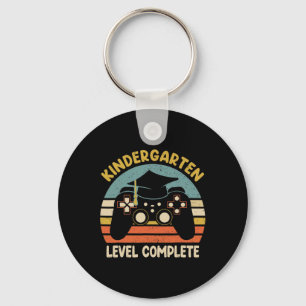 Kindergarten Level Complete Last Day Of School Vid Keychain