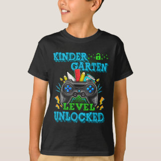 Kindergarten Level Unlocked Video Game Byck To Sch T-Shirt