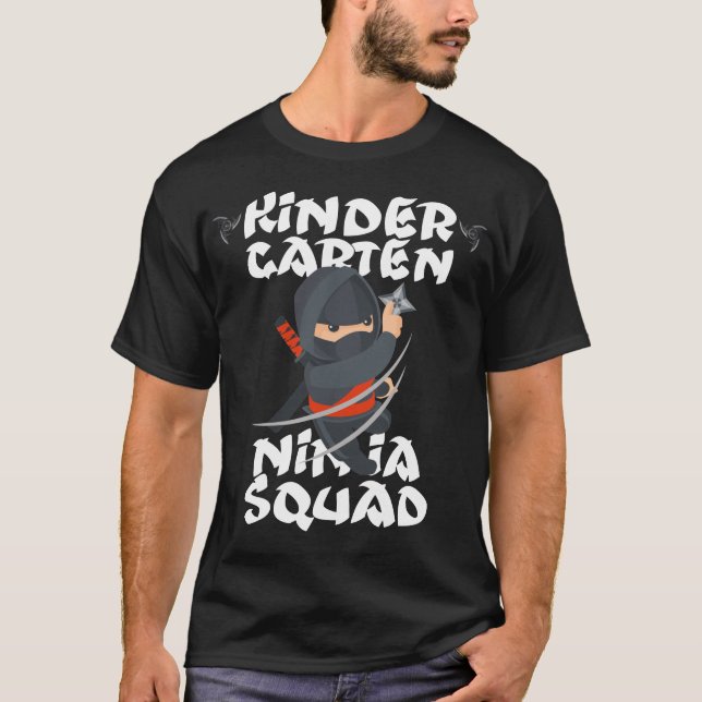kindergarten ninja squad T-Shirt (Front)