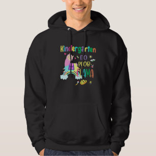 Kindergarten No Prob Llama Girls Kindergarten Teac Hoodie