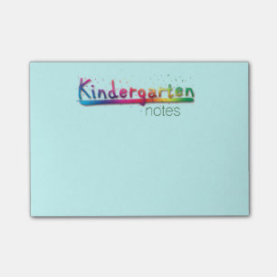 Kindergarten Post-it® Notes