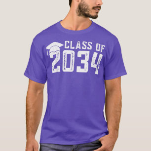 Kindergarten Pre-k Graduation Class Of 2034 Grow W T-Shirt
