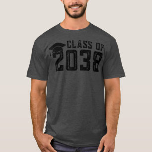 Kindergarten Pre-k Graduation Class Of 2038 Grow W T-Shirt