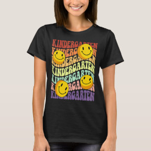 kindergarten pre k teacher Back To School Retro sm T-Shirt