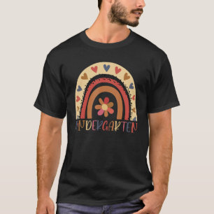 Kindergarten Rainbow Back To School Teacher Studen T-Shirt